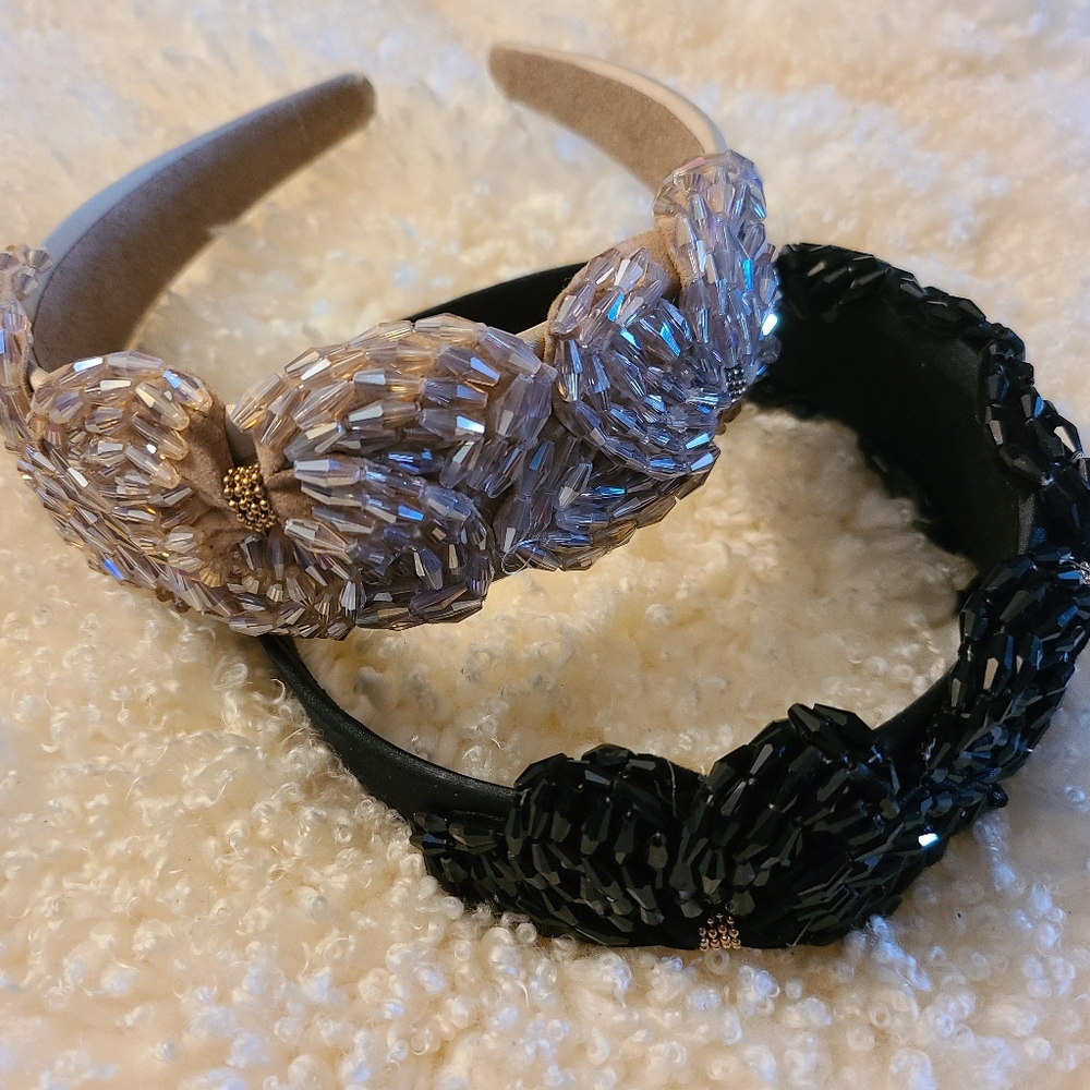 Luxury beaded headband - Picture 2 of 2